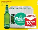 Lager Beer von Carlsberg im aktuellen Netto Marken-Discount Prospekt