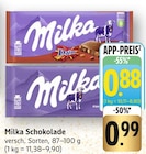 Schokolade Angebote von Milka bei EDEKA Friedrichshafen für 0,88 €