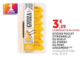 Gyozas poulet citronnelle en promo chez Super U Marseille à 3,29 €