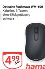 Optische Funkmaus WM-100 im Angebot bei GLOBUS in Duisburg Optische Funkmaus WM-100 Angebote von hama bei GLOBUS Duisburg für 4,99 €