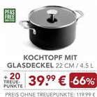 KOCHTOPF MIT GLASDECKEL im EDEKA Prospekt KOCHTOPF MIT GLASDECKEL von im aktuellen EDEKA Prospekt für 39,99 €