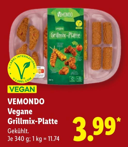 Vegane Grillmix-Platte
