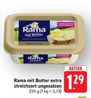 Aktuelles mit Butter extra streichzart ungesalzen Angebot bei EDEKA in Frankfurt (Main) ab 1,29 €