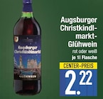 Augsburger Christkindlmarkt-Glühwein rot im EDEKA Prospekt Augsburger Christkindlmarkt-Glühwein rot von im aktuellen EDEKA Prospekt für 2,22 €