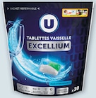 Promo Tablettes Vaisselle Excellium à 4,79 € dans le catalogue Super U à L'Aiguillon-sur-Mer
