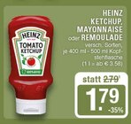 Tomato Ketchup Angebote von Heinz bei EDEKA Haltern am See für 1,79 €