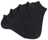 Lot de 6 paires d'invisibles homme en promo chez Hyper U Créteil à 6,90 €