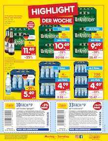 Bier im Netto Marken-Discount Prospekt "Aktuelle Angebote" mit 68 Seiten (Freiberg)