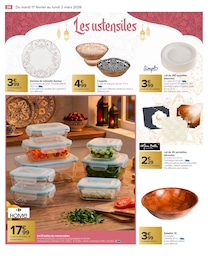 Prix et réduction Vaisselle dans le prospectus Carrefour en cours Offre Vaisselle dans le catalogue Carrefour du moment à la page 34
