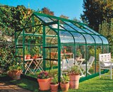 Gamm Vert - Serre «Suprême» avec embase 8,10 m² : offre du catalogue Promo Serre «Suprême» avec embase 8,10 m² à 1 778,00 € dans le catalogue Gamm Vert ""