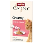 Aktuelles animonda Carny Creamy Adult mit Lachs + Taurin 6 x 15 g Angebot bei Zookauf in Hagen (Stadt der FernUniversität) ab 1,79 €