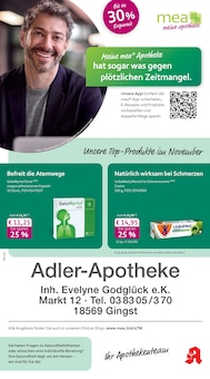 Aktueller mea - meine apotheke Prospekt "Unsere November-Angebote" Seite 1 von 4 Seiten