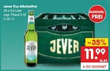 Fun Alkoholfrei Angebote von Jever bei Netto Marken-Discount Crimmitschau für 11,99 €