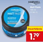 Matt Paste von Hairwell im aktuellen Netto Marken-Discount Prospekt für 1,79 €