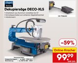 Dekupiersäge DECO-XLS von Scheppach Germany im aktuellen Netto Marken-Discount Prospekt für 99,99 €