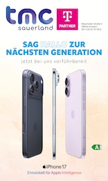 TMC Sauerland GmbH Prospekt "SAG HALLO ZUR NÄCHSTEN GENERATION" für Sundern, 8 Seiten, 01.10.2025 - 06.10.2025