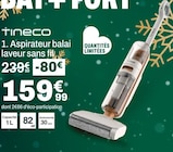 Aspirateur balai laveur sans fil - Tineco - But à Chambly Aspirateur balai laveur sans fil - Tineco en promo chez But Chambly à 159,99 €