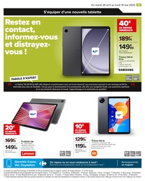 Offre Lenovo dans le catalogue Carrefour du moment à la page 23