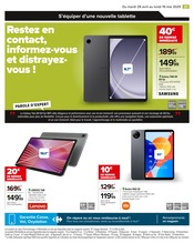 Promos Lenovo dans le catalogue "LES BEAUX JOURS CONNECTÉS À VOS ENVIES !" de Carrefour à la page 23 Promos Lenovo dans le catalogue "LES BEAUX JOURS CONNECTÉS À VOS ENVIES !" de Carrefour à la page 23