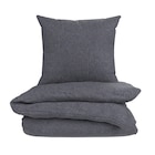 Parure "Mélange flanelle" - TEX HOME en promo chez Carrefour Tours à 14,99 €