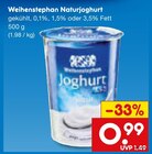 Naturjoghurt im Angebot bei Netto Marken-Discount in Hattingen Naturjoghurt Angebote von Weihenstephan bei Netto Marken-Discount Hattingen für 0,99 €