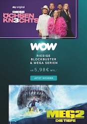 Aktueller WOW München Prospekt "WOW - Riesige Blockbuster & mega Serien ab 5,98€ mtl." mit 1 Seite