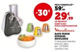 Rape Fresh Express - Moulinex - Super U à Villejuif Rape Fresh Express - Moulinex en promo chez Super U Villejuif à 29,99 €