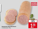 Aktuelle Bratwurst Angebote bei Marktkauf in Heilbronn Aktuelles Hausmacher Bauernbratwurst Angebot bei Marktkauf in Heilbronn ab 1,29 €