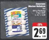 Aktuelle Weißwurst Angebote bei EDEKA in Fürth Aktuelles Münchner Weißwürste Angebot bei EDEKA in Fürth ab 2,69 €