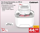 Solo Scoops Eismaschine im Netto Marken-Discount Prospekt Solo Scoops Eismaschine von Cuisinart im aktuellen Netto Marken-Discount Prospekt fĂŒr 44,99 âŹ