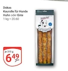 Kaurolle für Hunde Huhn Angebote von Dokas bei GLOBUS Saarbrücken für 6,49 €