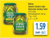 Aktuelles Gewürz Gurken oder Dänischer Gurken Salat Angebot bei diska in Leipzig ab 1,59 €