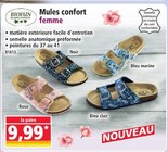 Mules confort femme - BIOFUN en promo chez Norma Nancy à 9,99 €