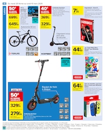 Offre Vélo Électrique dans le catalogue Carrefour du moment à la page 50