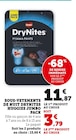 Sous-vêtements de nuit DryNites Jumbo Pack - Huggies dans le catalogue Super U