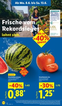 Tomaten im aktuellen Lidl Prospekt (Mönchengladbach) Tomaten im Lidl Prospekt "LIDL LOHNT SICH" mit 73 Seiten (Mönchengladbach)