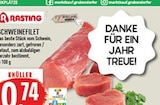 Schweinefilet im Angebot bei Marktkauf in Kamen Schweinefilet Angebote von Rasting bei Marktkauf Kamen für 0,74 €