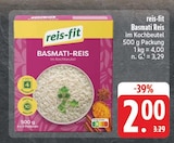 Basmati Reis Angebote von reis-fit bei EDEKA Erlangen für 2,00 €