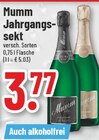 Jahrgangssekt Extra Dry Angebote von Mumm bei Trinkgut Kaarst für 3,77 €