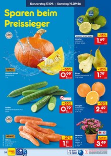 Kürbis im aktuellen Netto Marken-Discount Prospekt (Karlsruhe) Kürbis im Netto Marken-Discount Prospekt "Aktuelle Angebote" mit 67 Seiten (Karlsruhe)