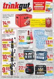 Aktueller Trinkgut Prospekt mit Mineralwasser, "Aktuelle Angebote", Seite 1