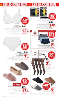 Promotion Mules Femme dans le prospectus Super U, valable du 29/09/2026 au 11/10/2026 Promo Mules Femme dans le catalogue Super U du moment à la page 30