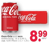 Original Taste auch zero Angebote von Coca-Cola bei E center Offenbach für 8,99 €