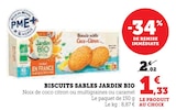 Biscuits sablés - Jardin Bio dans le catalogue Super U