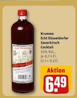 Aktuelles Krumme Echt Düsseldorfer Sauerkirsch Cocktail Angebot bei REWE in Mönchengladbach ab 6,49 €