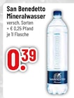 Mineralwasser von San Benedetto im aktuellen Trinkgut Prospekt für 0,39 €