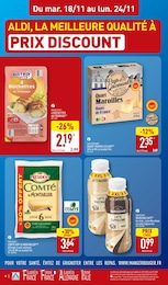 Prix et réduction Apéritif dans le prospectus Aldi en cours Offre Apéritif dans le catalogue Aldi du moment à la page 8