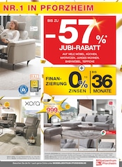 Aktueller Möbelzentrum Pforzheim Prospekt mit Ecksofa, "47. Jubiläum", Seite 7