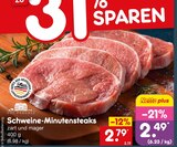 Schweine-Minutensteaks Angebote von Gut Ponholz bei Netto Marken-Discount Amberg für 2,49 €
