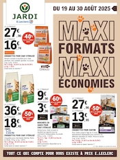 Prospectus Supermarchés E.Leclerc en cours à Saint-Samson et alentours, "MAXI FORMATS, MAXI ÉCONOMIES", 4 pages, 19/08/2025 - 30/08/2025 Catalogue Supermarchés E.Leclerc en cours à Saint-Samson et alentours, "MAXI FORMATS, MAXI ÉCONOMIES", 4 pages, 19/08/2025 - 30/08/2025